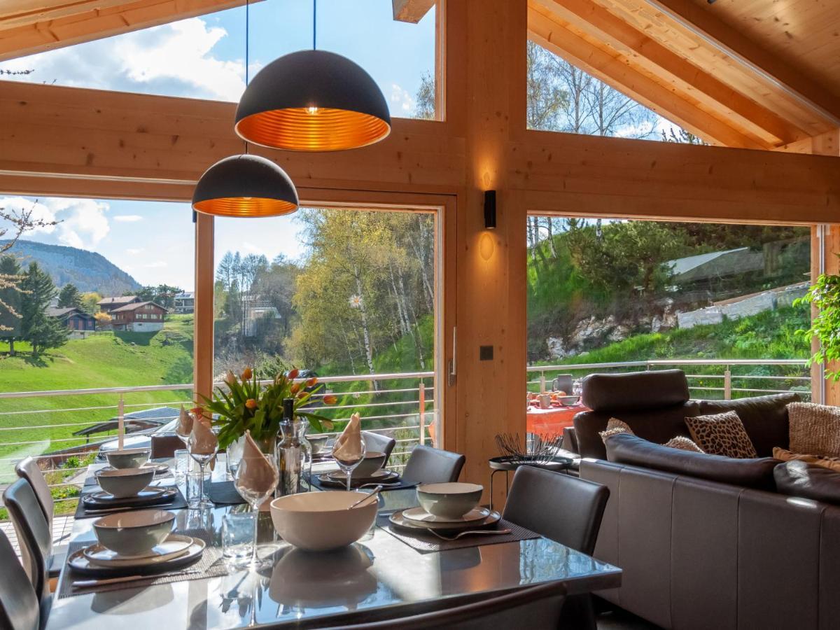 Chalet Les Penguins Nendaz Bagian luar foto